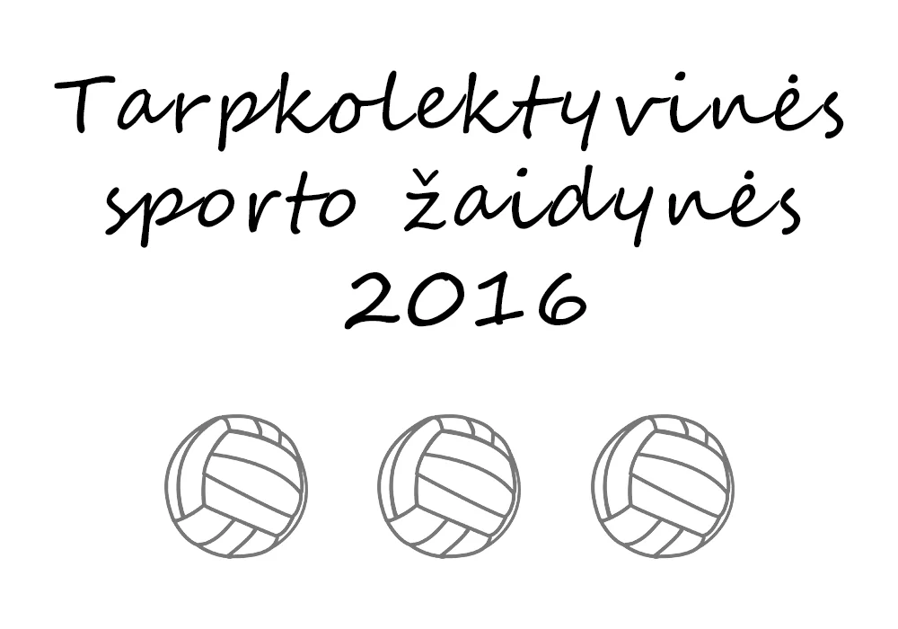 Tarpkolektyvinės sporto žaidynės 2016